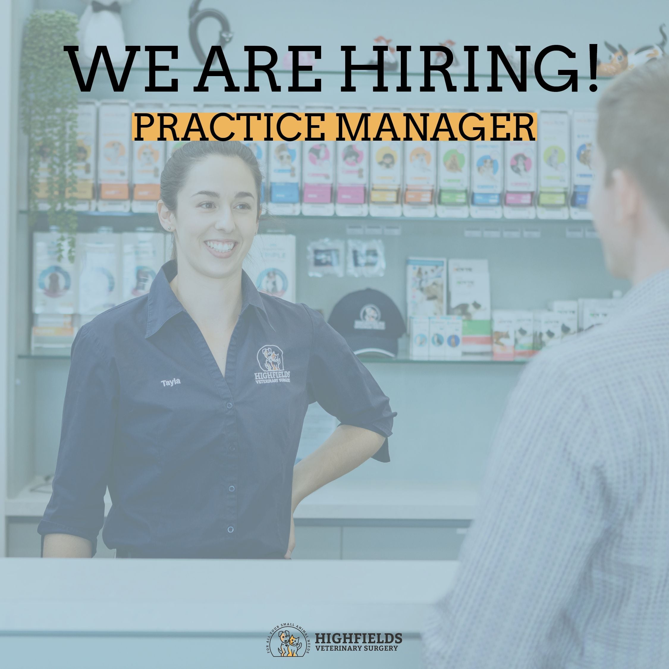 Want to be our next Practice Manager?! Want to be our next Practice Manager?!